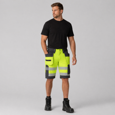 Men’s Reflective Utility Work Shorts — Work Shorts