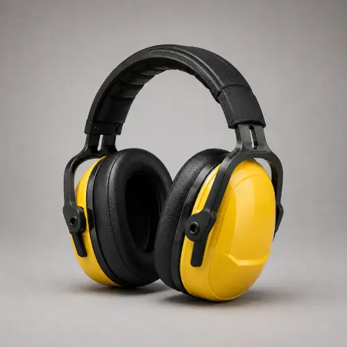 Yellow Heavy-Duty Hearing Protectors — Hearing Protection