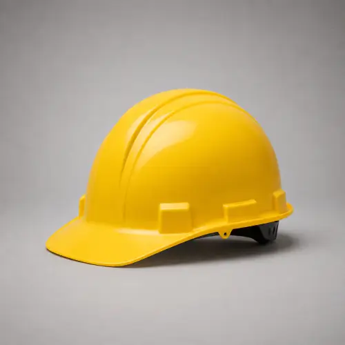 Yellow Standard Safety Hard Hat — Head Protection