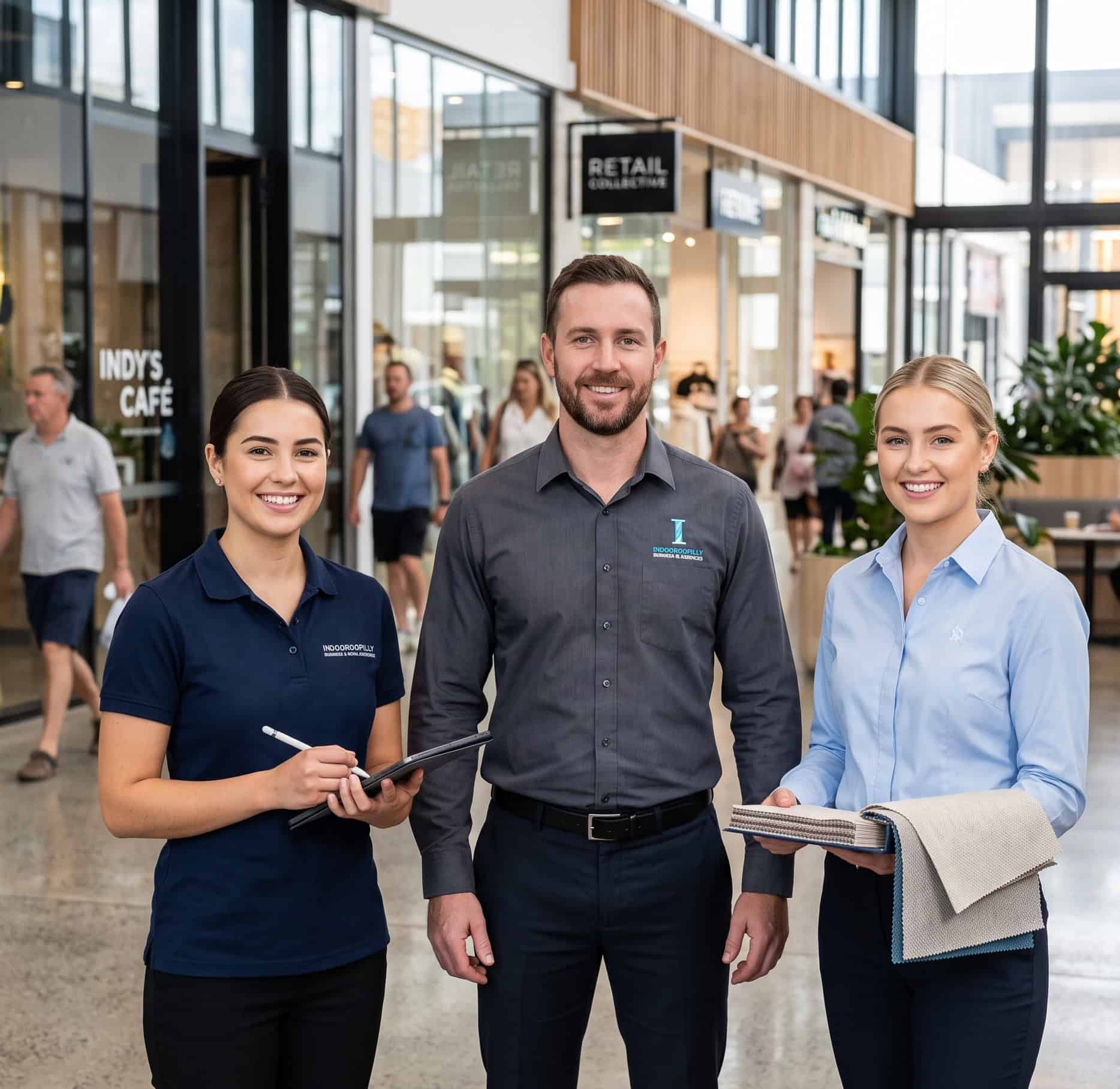 Embroidered business shirts for an Indooroopilly professional team