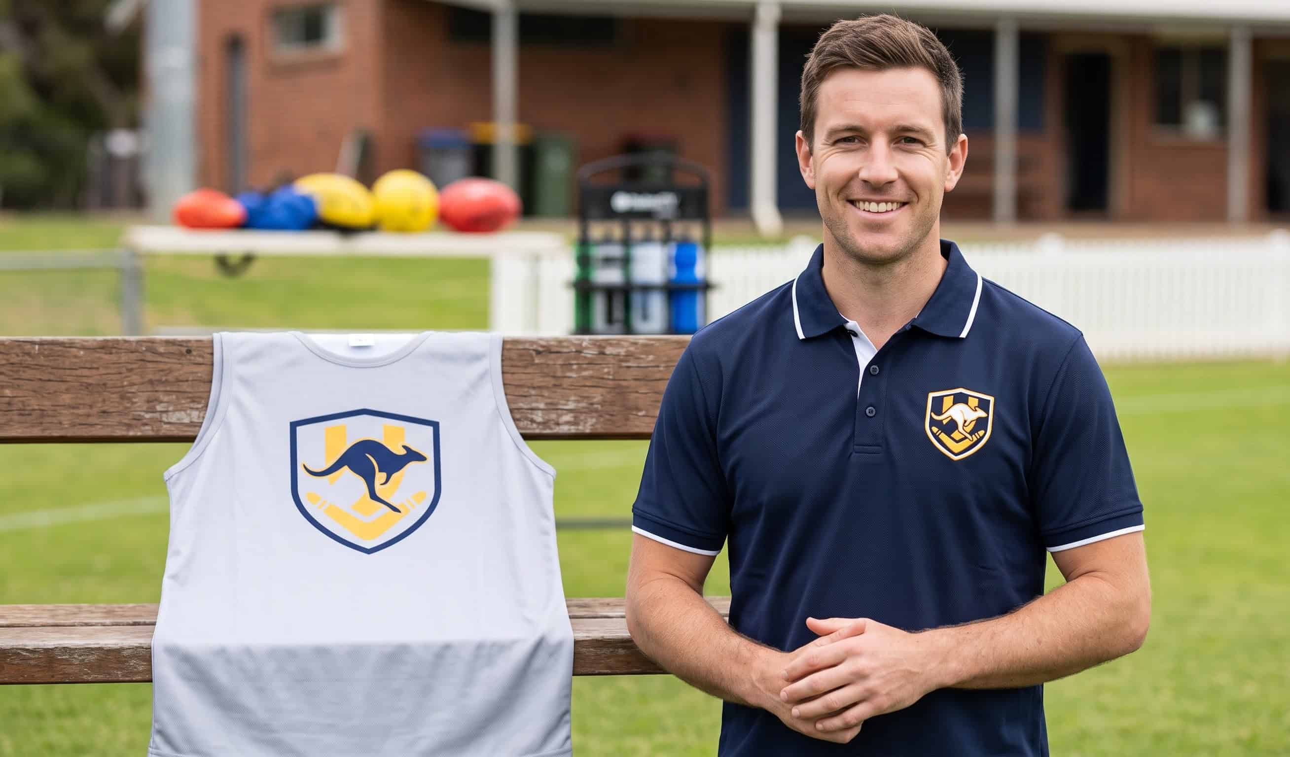 Club supporter polo with an embroidered team logo