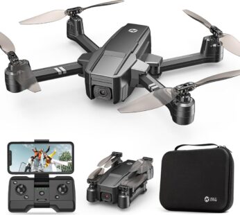 Holy Stone HS440 Foldable FPV Drone with 1080P WiFi Camera for Adult Beginners and Kids; Voice/Gesture Control RC Quadcopter with Modular Battery for long flight time, Auto Hover, Carrying Case