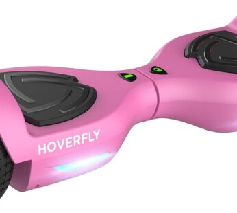 HOVERFLY Elf Hoverboard with 6.5” LED Wheels & 200W Dual Motors, Top 10 km/h & 5 km Max Range, UL2272 Certified and 50.4Wh Battery Self Balancing Scooter for 20-80kg Kids Adults
