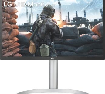 LG 27UP550N-27 Inch Monitor with 4K UHD sRGB 98% IPS Display sRGB 98%, HDR 10, USB Type-C (Up to 90W Power Delivery), HDMI, AMD Freesync, White