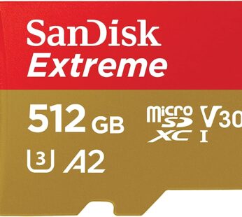 SanDisk 64GB Ultra microSDXC Card + SD Adapter up to 140 MB/s with A1 App Performance, UHS-I, Class 10, U1, Black (SDSQUAB-064G-GN6MA)
