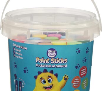 Little Brian LBPS10CMDA20B Assorted Paint Sticks Bucket 20 Pack