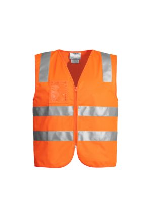 Unisex Hi Vis Zip Vest - Image 3