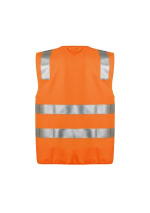 Unisex Hi Vis Zip Vest - Image 2