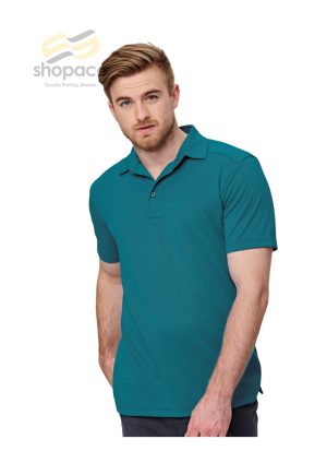 BAMBOO CHARCOAL CORPORATE SHORT SLEEVE POLO Men's - Image 1