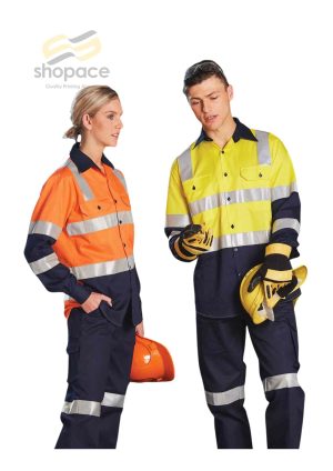 Biomotion Day/Night Light Weight Safety Shirt with X Back Tape Configuration - Image 1