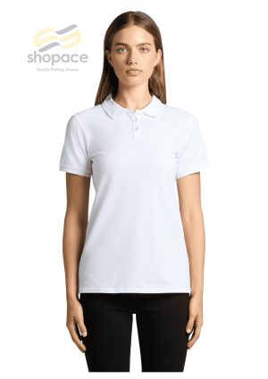 Wo's Pique Polo - Image 1