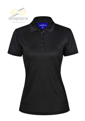 BAMBOO CHARCOAL CORPORATE SHORT SLEEVE POLO Ladies - Image 2