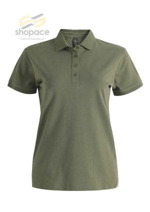 Ladies Ultrafine Cotton Pique Short Sleeve Polo - Image 3