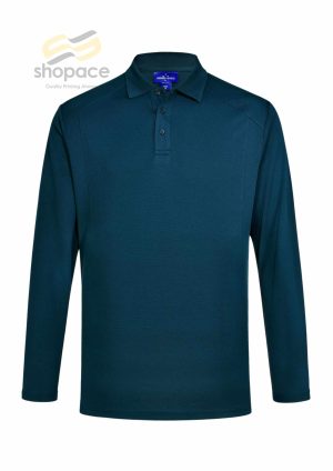 LUCKY BAMBOO LONG SLEEVE POLO Mens - Image 2