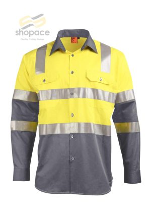 Biomotion Day/Night Light Weight Safety Shirt with X Back Tape Configuration - Image 4