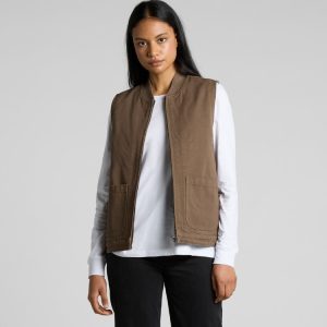 Wo's Canvas Heavy Vest - Image 5