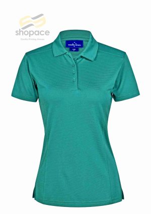BAMBOO CHARCOAL CORPORATE SHORT SLEEVE POLO Ladies - Image 4