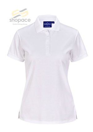 LADIES SUSTAINABLE POLY/COTTON CORPORATE SS POLO - Image 6