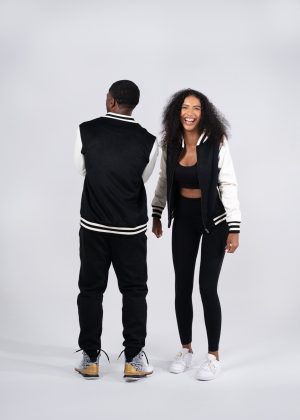 500gsm Women's/Junior Wool Blend Soft Shell Varsity Jacket - Image 8