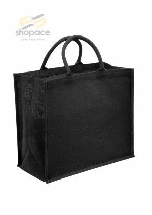 Eco Jute Tote with Wide Gusset - Image 2