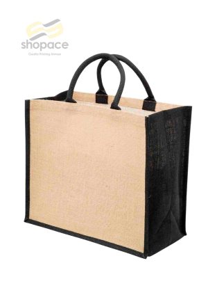 Eco Jute Tote with Wide Gusset - Image 4