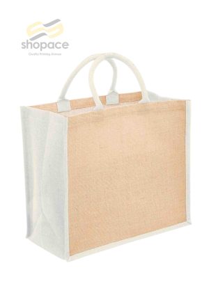 Eco Jute Tote with Wide Gusset - Image 5