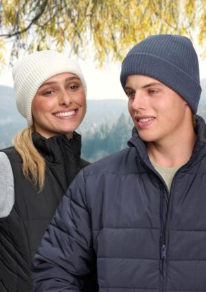 Roll Up Cable Knit Snug Beanie - Image 1