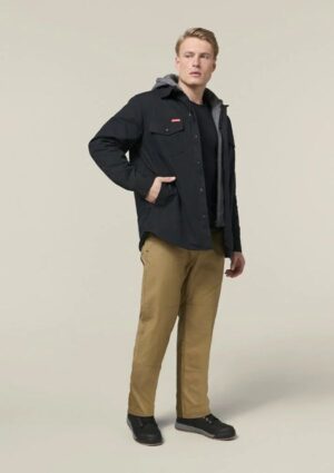 Quilted Solid Shacket - Image 10