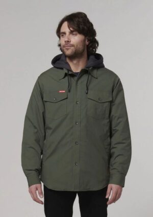 Quilted Solid Shacket - Image 12