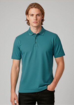 Mens Crew Short Sleeve Polo - Image 14