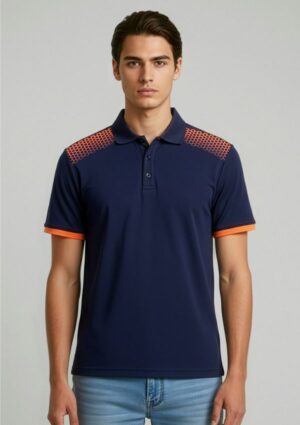 Mens Galaxy Short Sleeve Polo - Image 16
