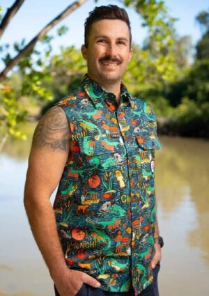 Stop Croc & Roll Territory Sleeve Work Shirt - Image 3