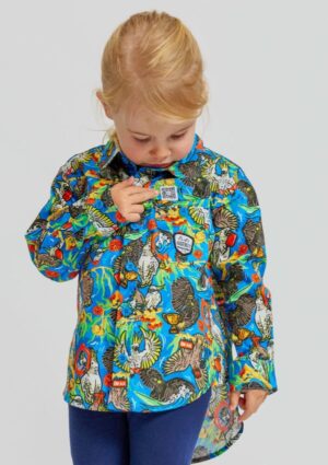 Kids Flock Around & Find Out Work Shirt - Image 4