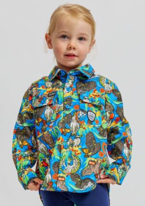Kids Flock Around & Find Out Work Shirt - Image 1