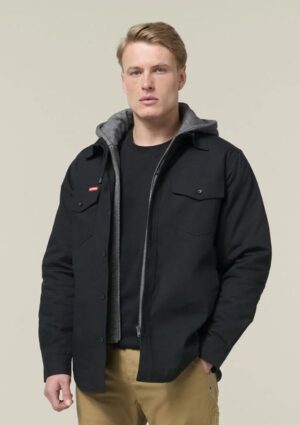 Quilted Solid Shacket - Image 4