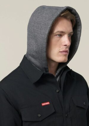 Quilted Solid Shacket - Image 5