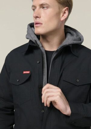 Quilted Solid Shacket - Image 6