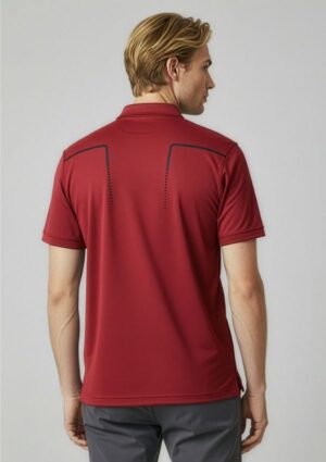 Mens Cyber Short Sleeve Polo - Image 6