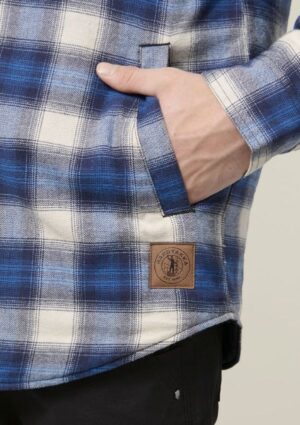 Quilted Flannel Hooded Shacket - Image 8