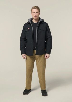 Quilted Solid Shacket - Image 9