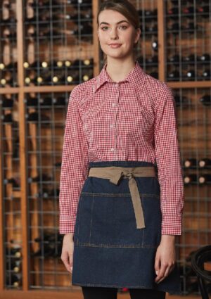 East Village Half Denim Apron - Image 4