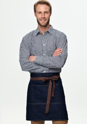East Village Half Denim Apron - Image 6