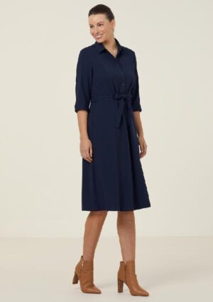 Heavy Stretch Georgette Shirt Dress - Image 8