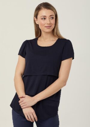 Matt Jersey Short Sleeve Layered Top - Image 15