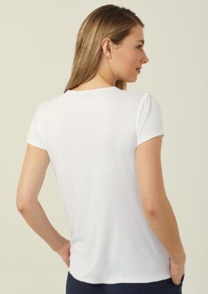 Matt Jersey Short Sleeve Layered Top - Image 7