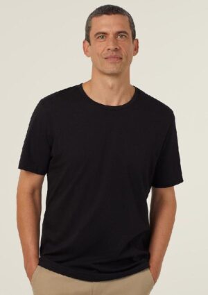 Cotton Jersey Short Sleeve Crew Neck Tee - Image 1