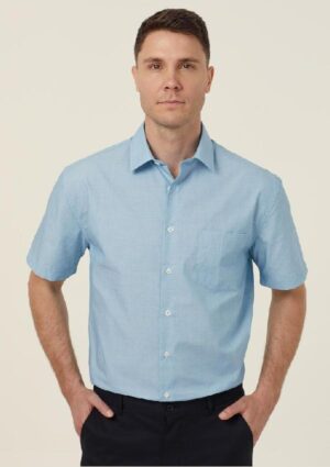 Poly Cotton End On End Short Sleeve Shirt - Image 22