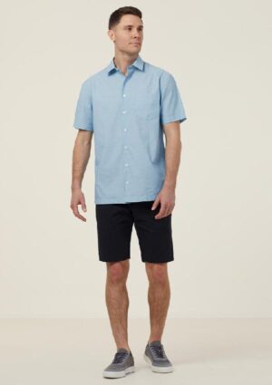 Poly Cotton End On End Short Sleeve Shirt - Image 25