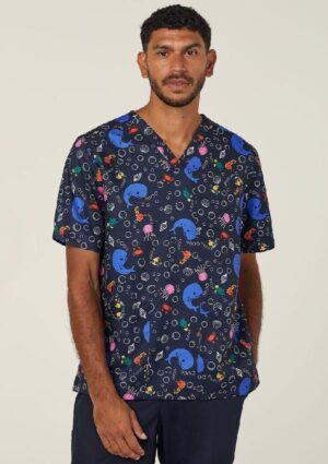 Under The Sea Scrub Top - Image 2