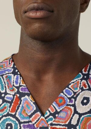 Water Dreaming Indigenous Scrub Top - Image 8